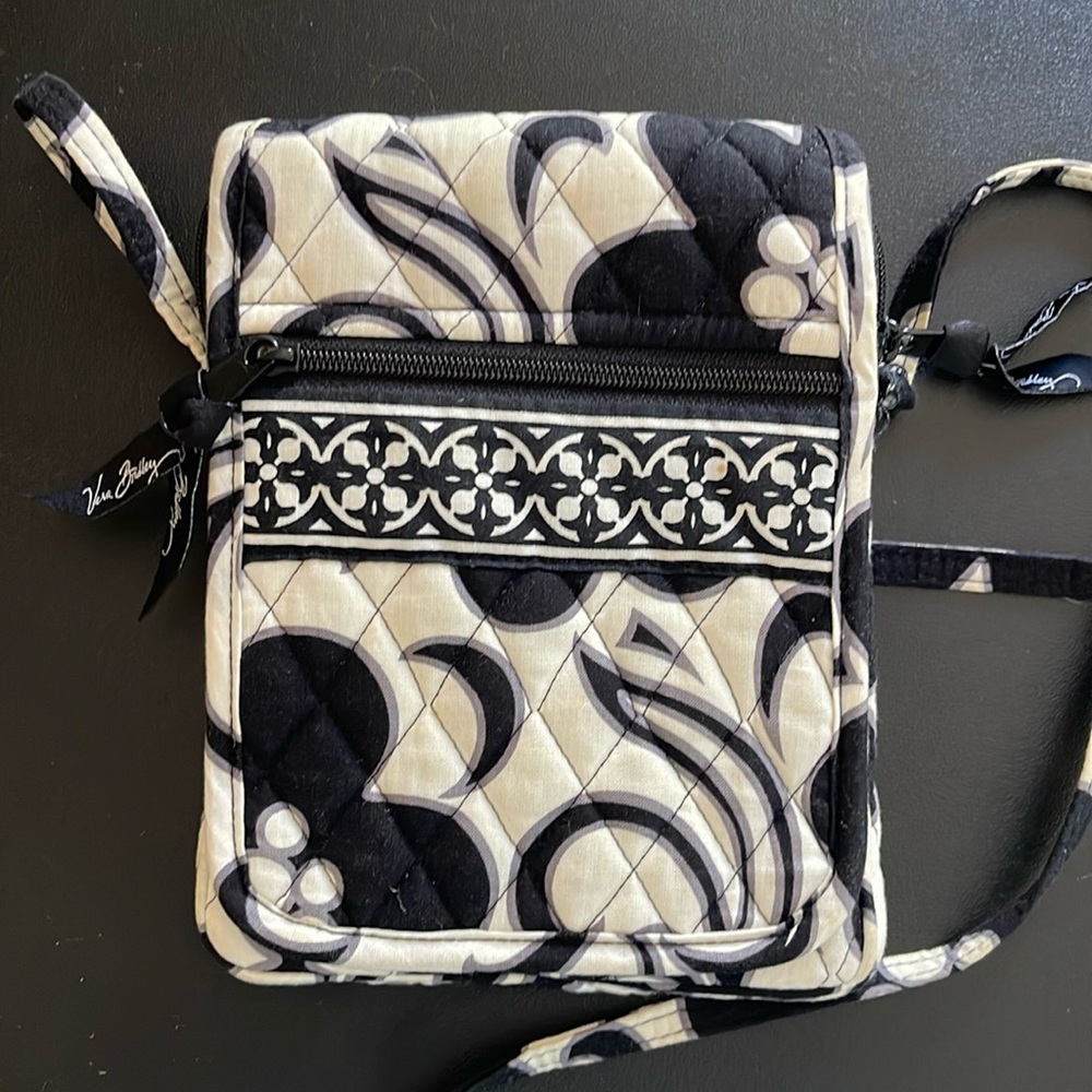 Vera Bradley | Women’s black/white collectible Scottie dog crossbody purse, OS